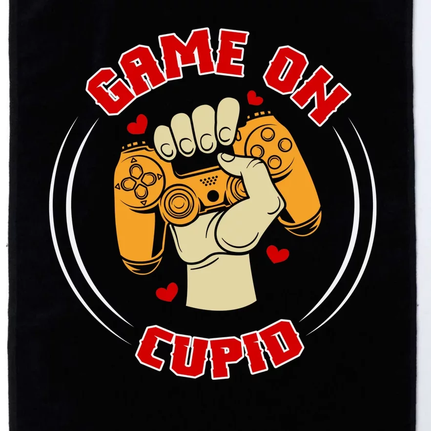 Game On Cupid Video Gaming Valentine Platinum Collection Golf Towel