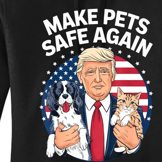 Goose Ohio Cats And Dogs 2024 Debate Make Pets Safe Again Women's Pullover Hoodie