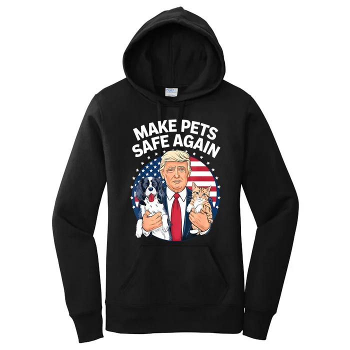 Goose Ohio Cats And Dogs 2024 Debate Make Pets Safe Again Women's Pullover Hoodie