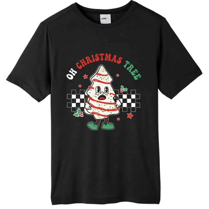 Groovy Oh Christmas Tree Cakes Debbie Becky Jen ChromaSoft Performance T-Shirt