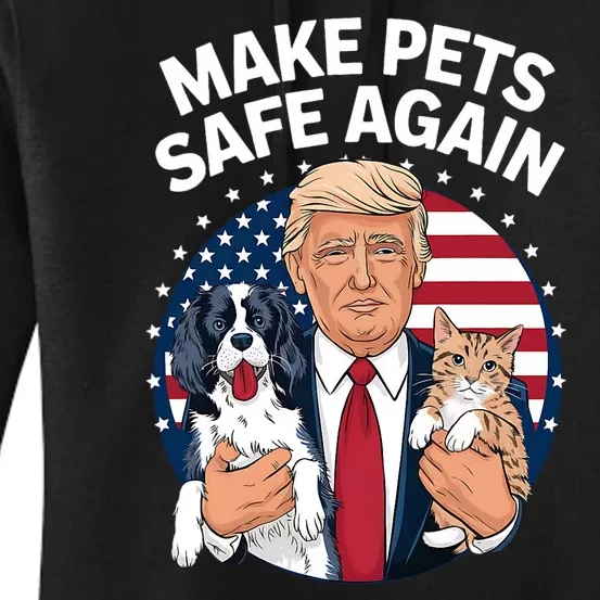 Goose Ohio Cats And Dogs 2024 Debate Make Pets Safe Again Women's Pullover Hoodie