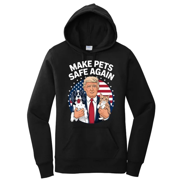 Goose Ohio Cats And Dogs 2024 Debate Make Pets Safe Again Women's Pullover Hoodie