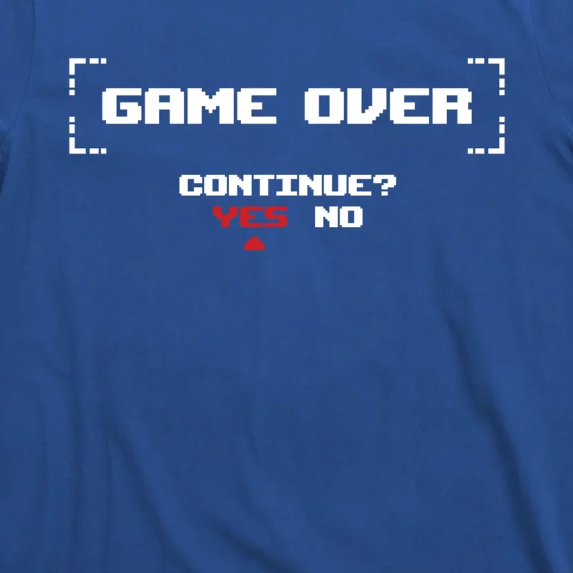 Game Over Continue Retro Gaming Cute Gift T-Shirt