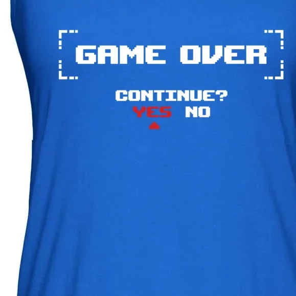 Game Over Continue Retro Gaming Cute Gift Ladies Essential Flowy Tank