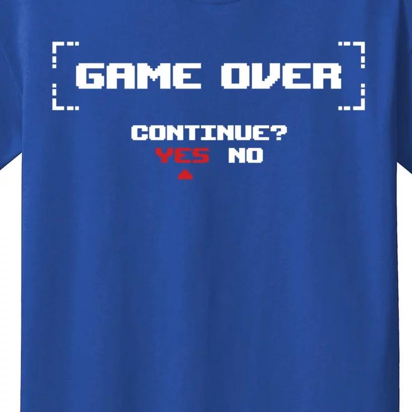 Game Over Continue Retro Gaming Cute Gift Kids T-Shirt