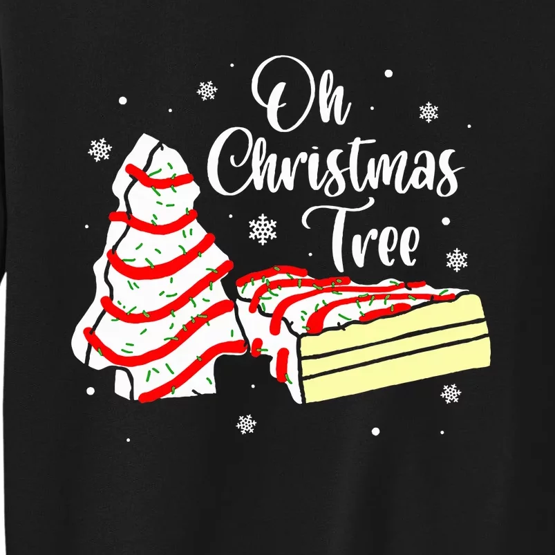 Groovy Oh Christmas Tree Cakes Debbie Becky Sweatshirt