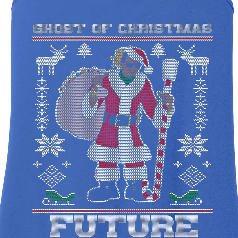 Ghost Of Christmas Future Ugly Christmas Sweater Rap Gift Ladies Essential Tank