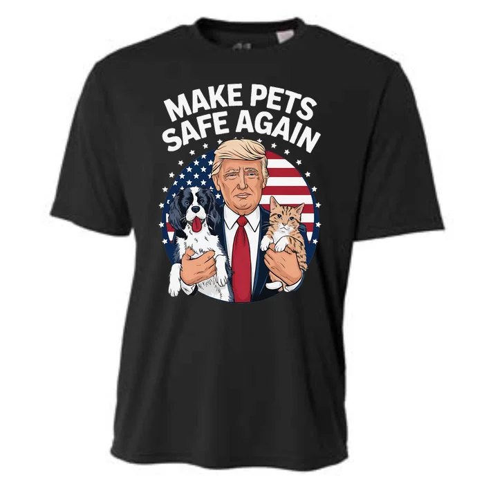 Goose Ohio Cats And Dogs 2024 Debate Make Pets Safe Again Gift Cooling Performance Crew T-Shirt