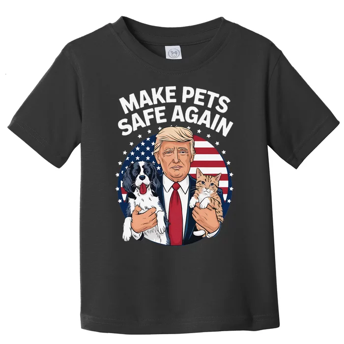 Goose Ohio Cats And Dogs 2024 Debate Make Pets Safe Again Gift Toddler T-Shirt