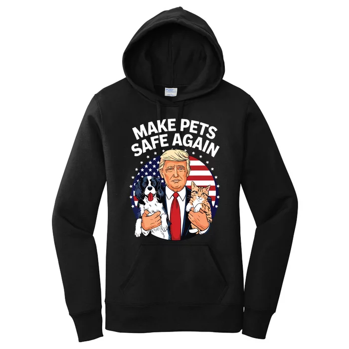 Goose Ohio Cats And Dogs 2024 Debate Make Pets Safe Again Women's Pullover Hoodie