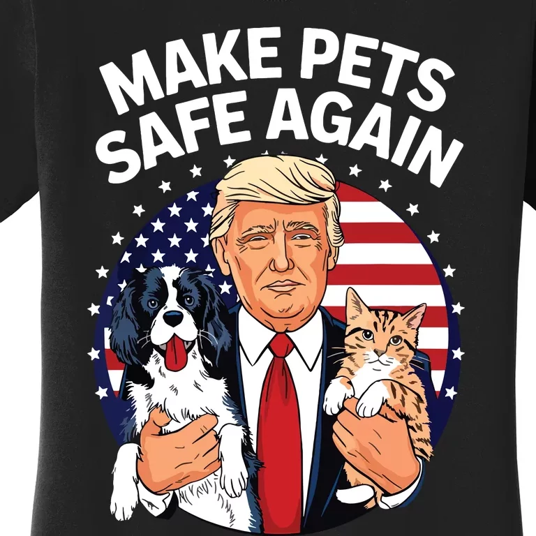 Goose Ohio Cats And Dogs 2024 Debate Make Pets Safe Again Women's T-Shirt