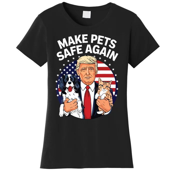 Goose Ohio Cats And Dogs 2024 Debate Make Pets Safe Again Women's T-Shirt