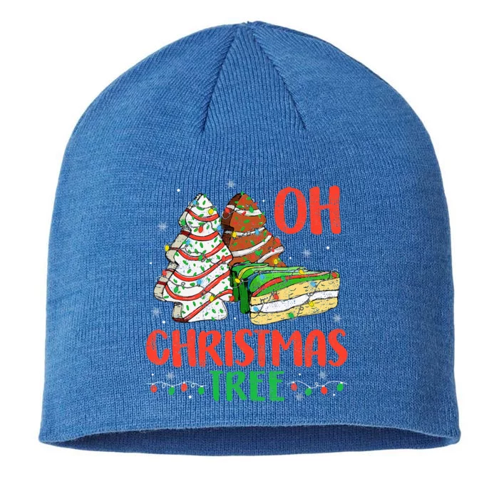 Groovy Oh Christmas Tree Cakes Debbie Becky Jen Cake Lovers 8 1/2in Sustainable Knit Beanie