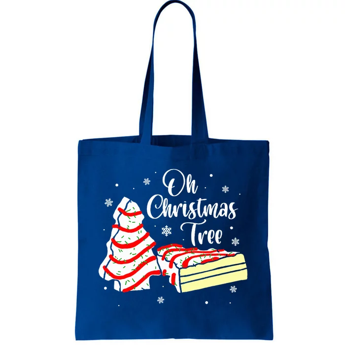 Groovy Oh Christmas Tree Cakes Debbie Becky Jen Cake Lovers Tote Bag