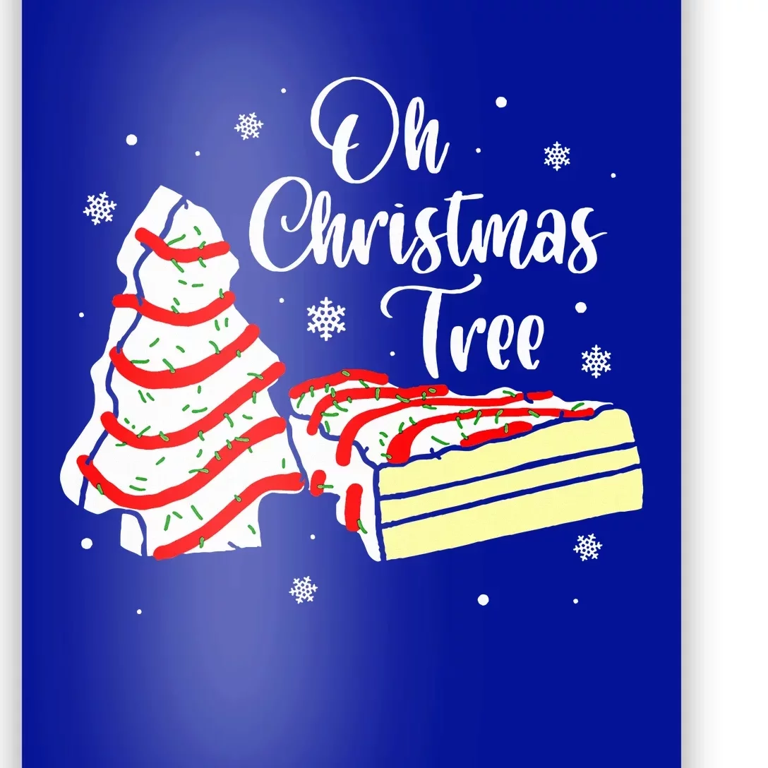 Groovy Oh Christmas Tree Cakes Debbie Becky Jen Cake Lovers Poster