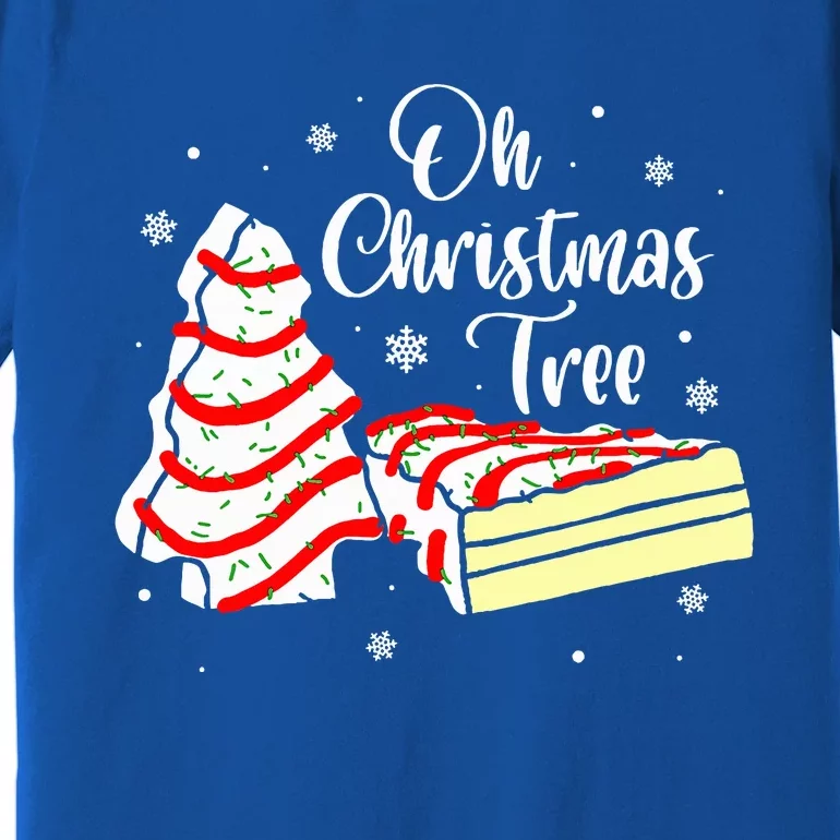 Groovy Oh Christmas Tree Cakes Debbie Becky Jen Cake Lovers Premium T-Shirt