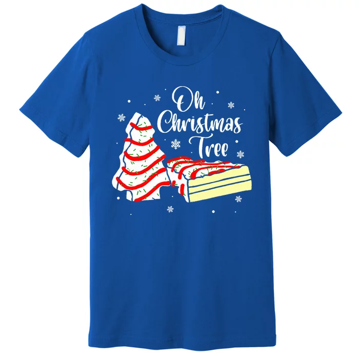 Groovy Oh Christmas Tree Cakes Debbie Becky Jen Cake Lovers Premium T-Shirt