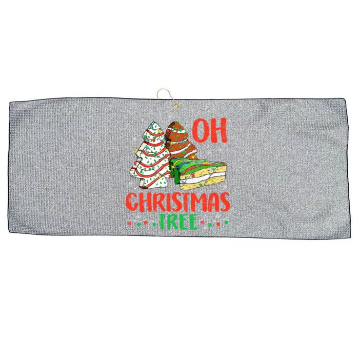 Groovy Oh Christmas Tree Cakes Debbie Becky Jen Cake Lovers Large Microfiber Waffle Golf Towel