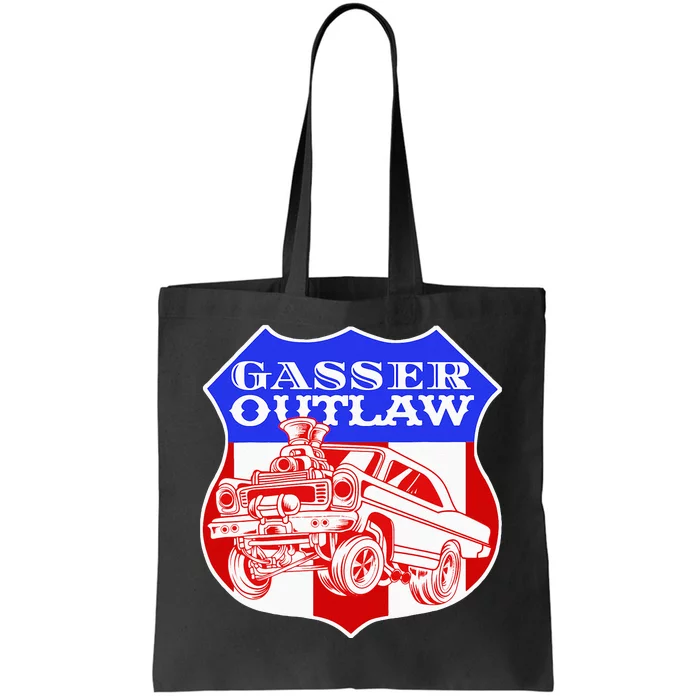 Gasser Outlaw Class Vintage Drag Racing Race Car Tote Bag