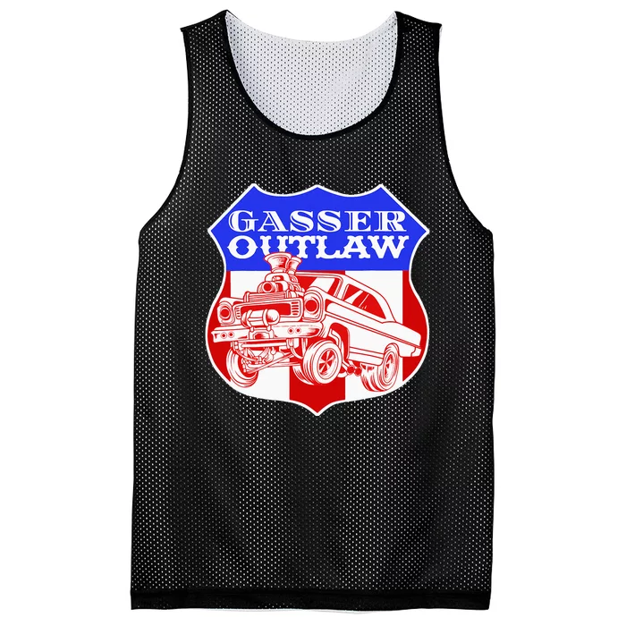 Gasser Outlaw Class Vintage Drag Racing Race Car Mesh Reversible Basketball Jersey Tank