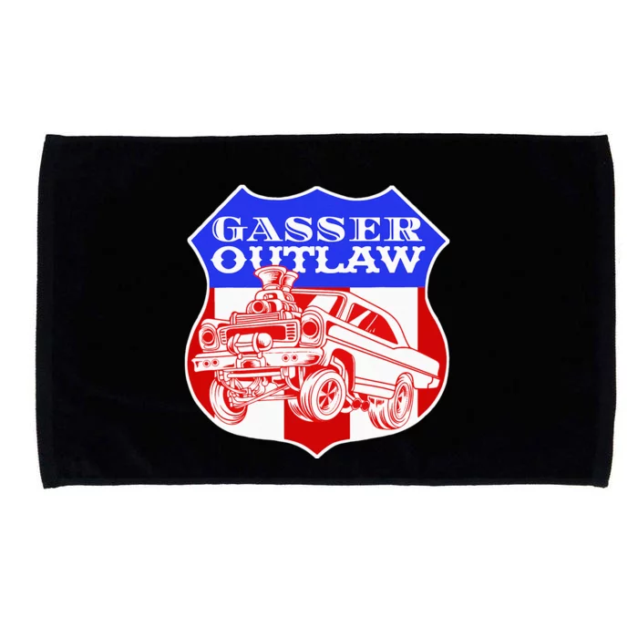 Gasser Outlaw Class Vintage Drag Racing Race Car Microfiber Hand Towel