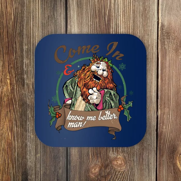 Ghost Of Christmas Present Know Me Better Man Coaster