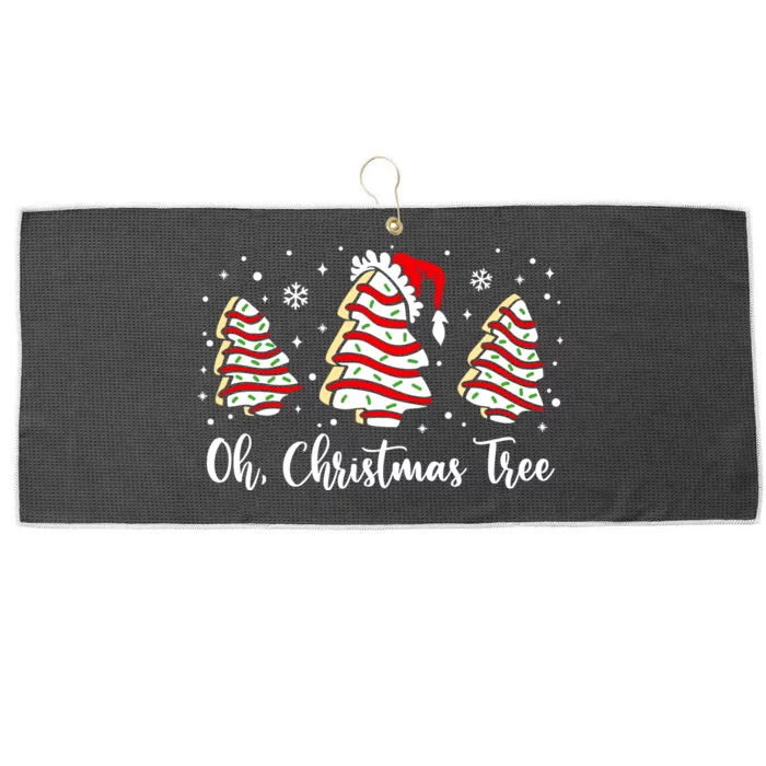 Groovy Oh Christmas Tree Cakes Debbie Becky Jen Cake Lovers Large Microfiber Waffle Golf Towel