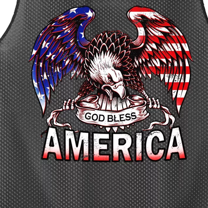 God Bless America Mesh Reversible Basketball Jersey Tank