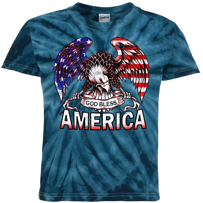 God Bless America Kids Tie-Dye T-Shirt