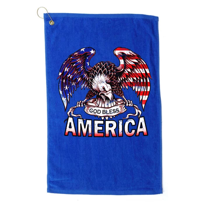 God Bless America Platinum Collection Golf Towel