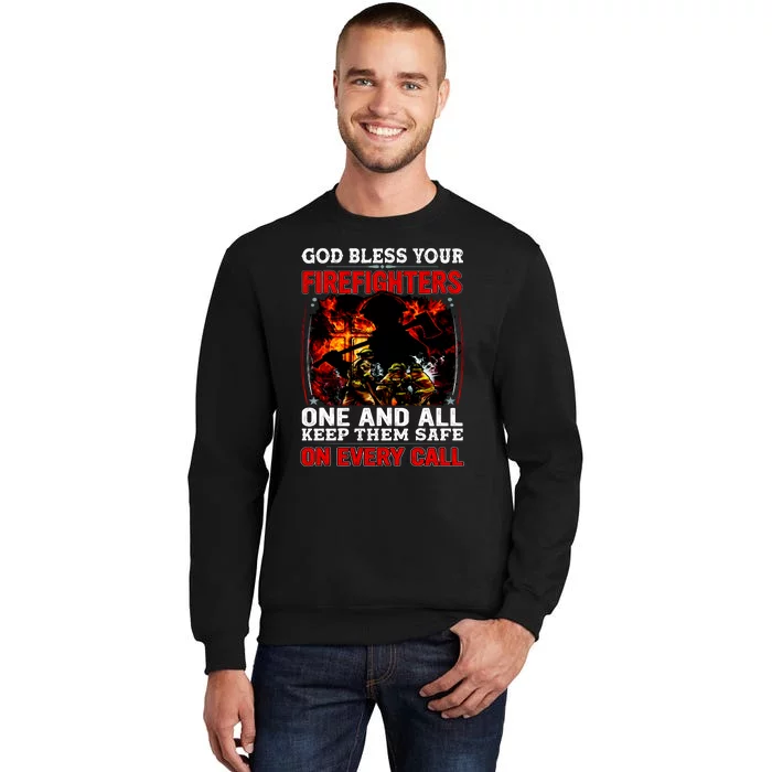 God Bless Firefighters Sweatshirt