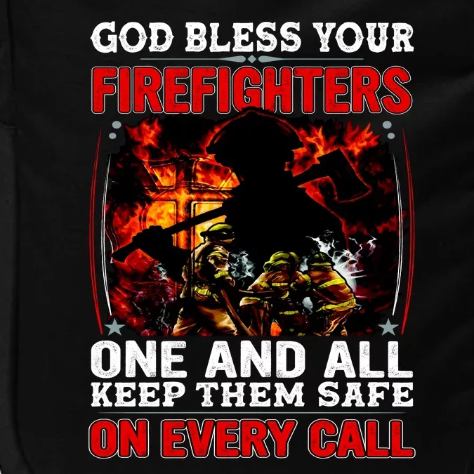 God Bless Firefighters Impact Tech Backpack