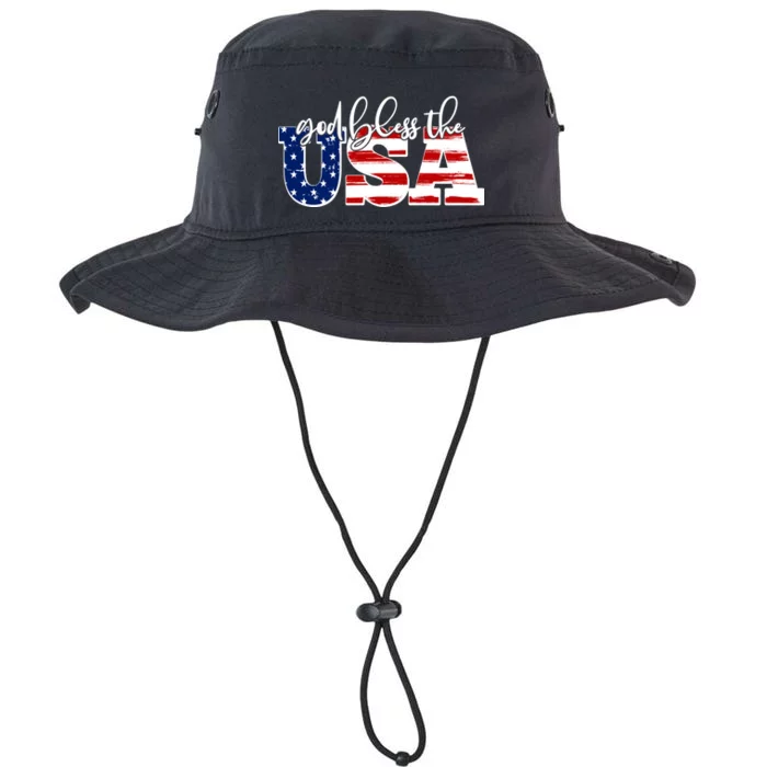 God Bless The USA American Flag Legacy Cool Fit Booney Bucket Hat