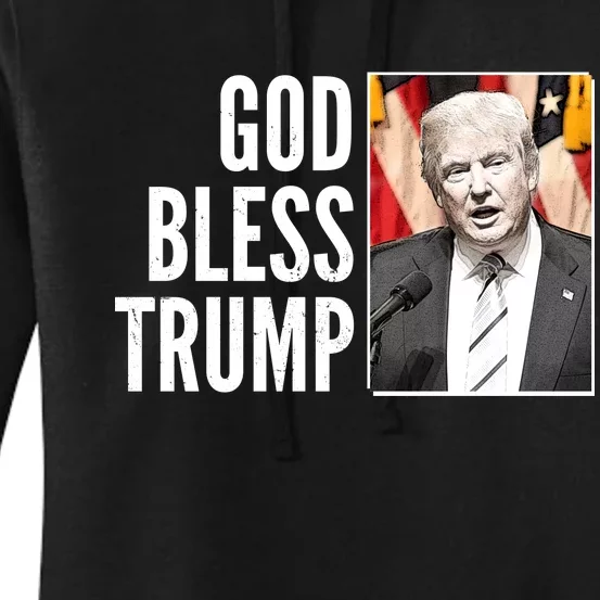 God Bless Trump Women's Pullover Hoodie