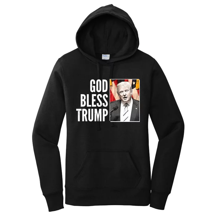 God Bless Trump Women's Pullover Hoodie