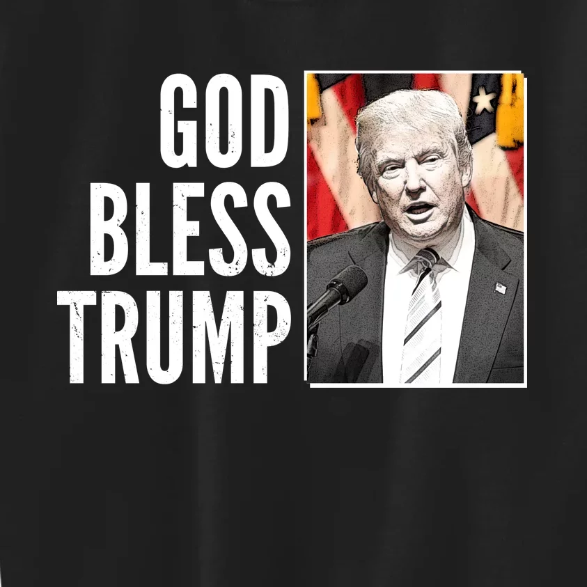 God Bless Trump Kids Sweatshirt