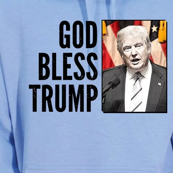 God Bless Trump Unisex Surf Hoodie