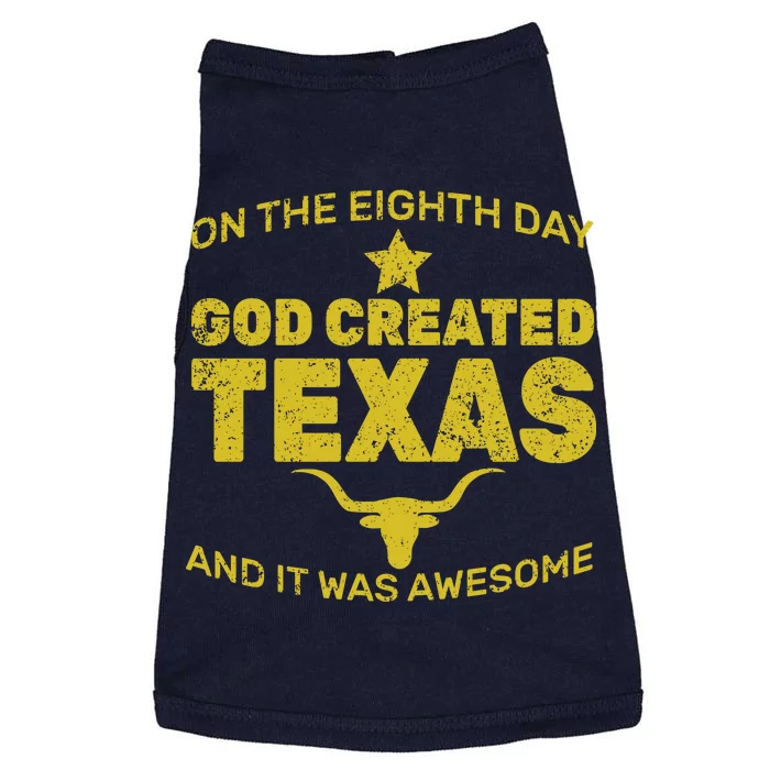 God Created Texas Doggie Tank