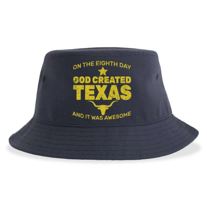 God Created Texas Sustainable Bucket Hat