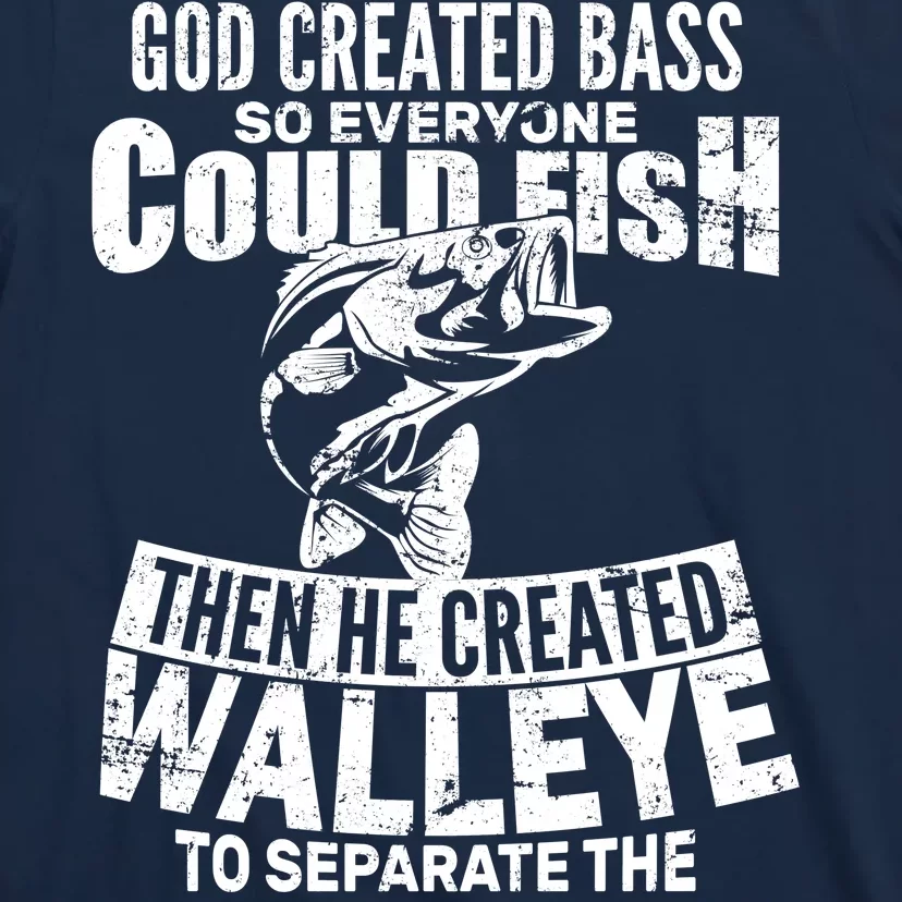 God Created Walleye T-Shirt