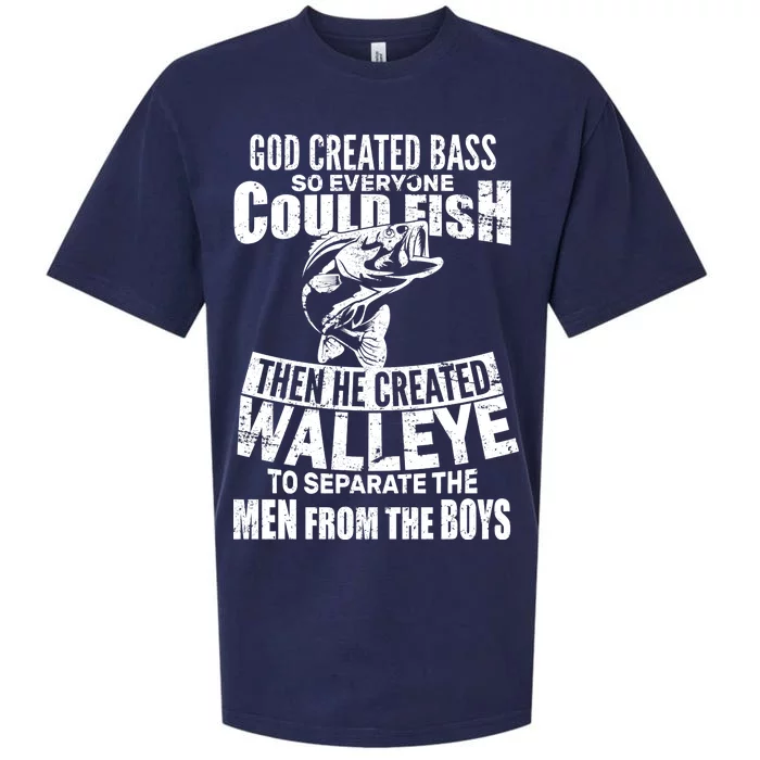 God Created Walleye Sueded Cloud Jersey T-Shirt