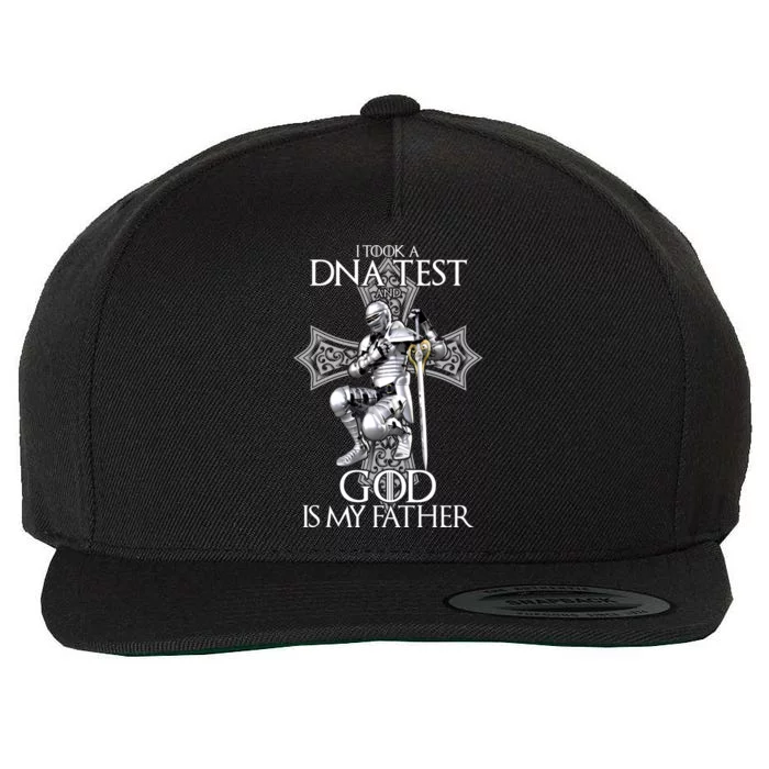 God DNA Test Wool Snapback Cap