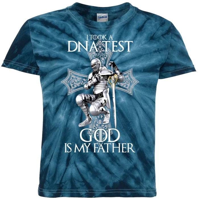 God DNA Test Kids Tie-Dye T-Shirt