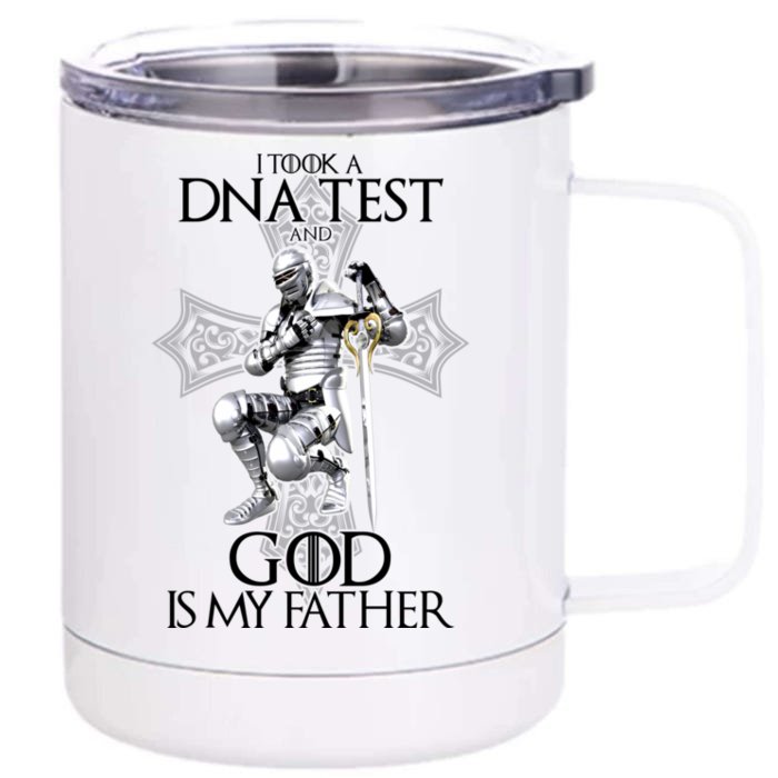 God DNA Test Front & Back 12oz Stainless Steel Tumbler Cup