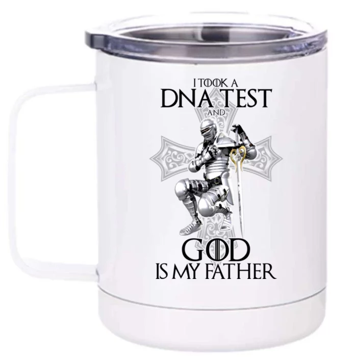 God DNA Test Front & Back 12oz Stainless Steel Tumbler Cup