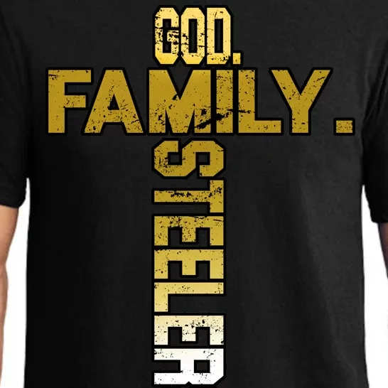 God Family Steelers Pajama Set