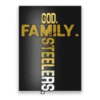 God Family Steelers Front & Back Stainless Steel Travel Mug