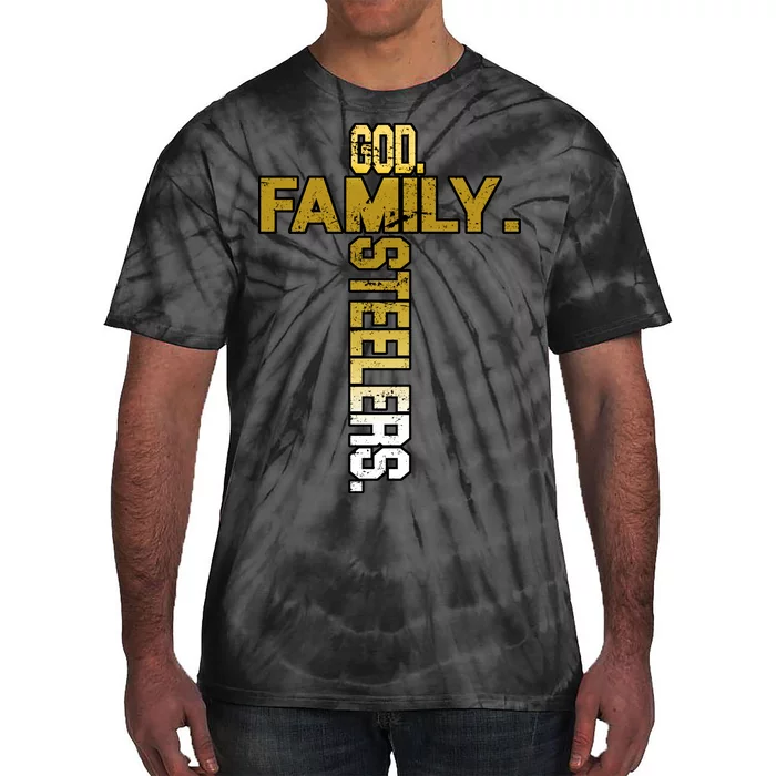 God Family Steelers Tie-Dye T-Shirt