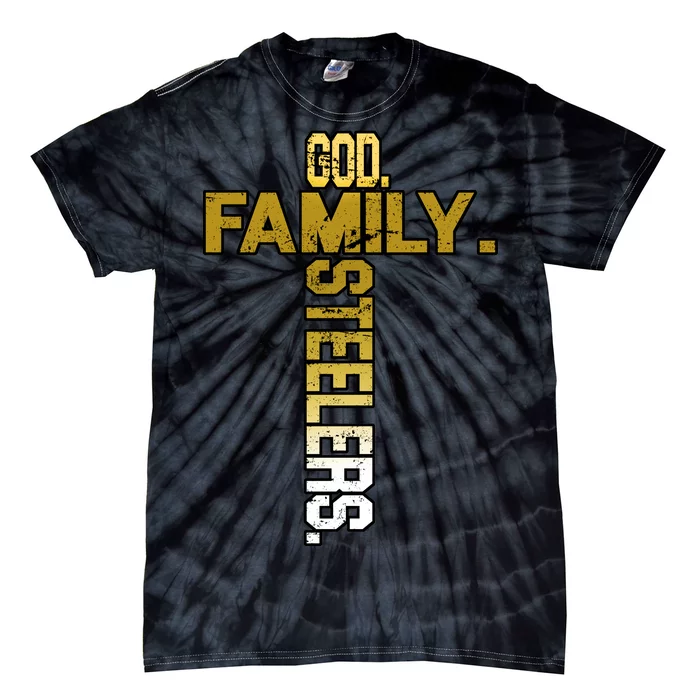 God Family Steelers Tie-Dye T-Shirt