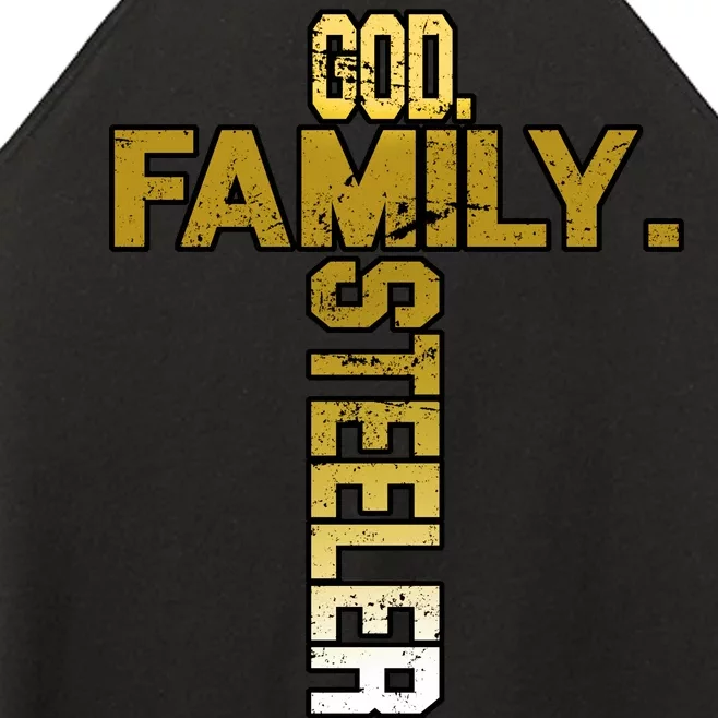 God Family Steelers Women’s Perfect Tri Rocker Tank